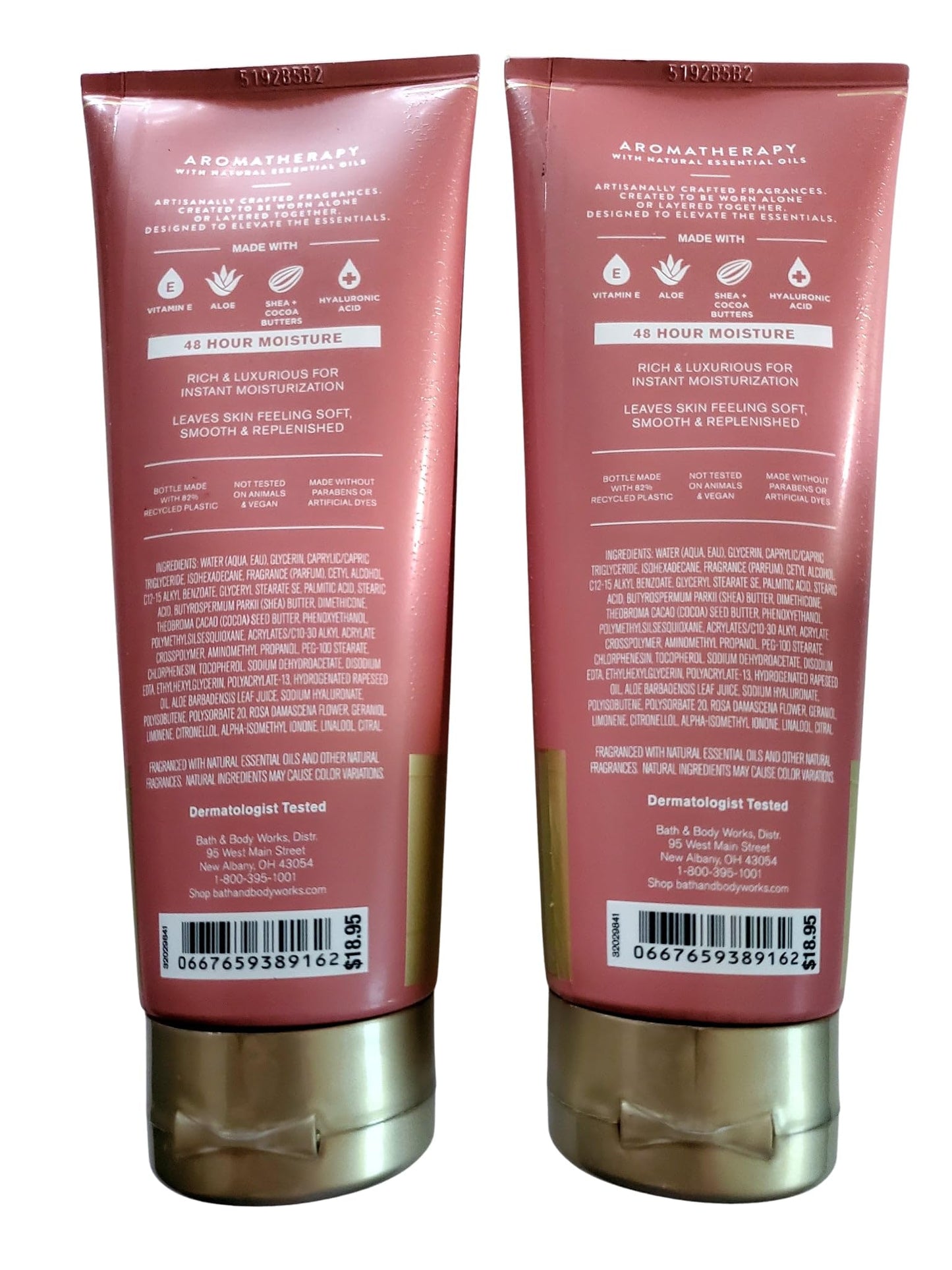 Bath & Body Works Aromatherapy Heirloom Rose Ultimate Hydration Body Cream 8 Ounces Pack of 2 Beauty & Personal Care Bath & Body Works