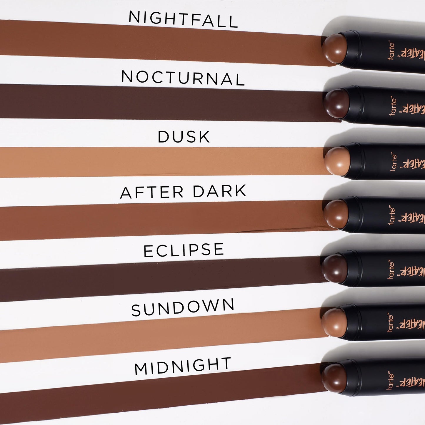 tarte maneater silk stick bronzer - Buildable Lightweight Cream Bronzer, Natural Matte Finish, Vegan & Cruelty-Free, full size, nocturnal Beauty & Personal Care tarte
