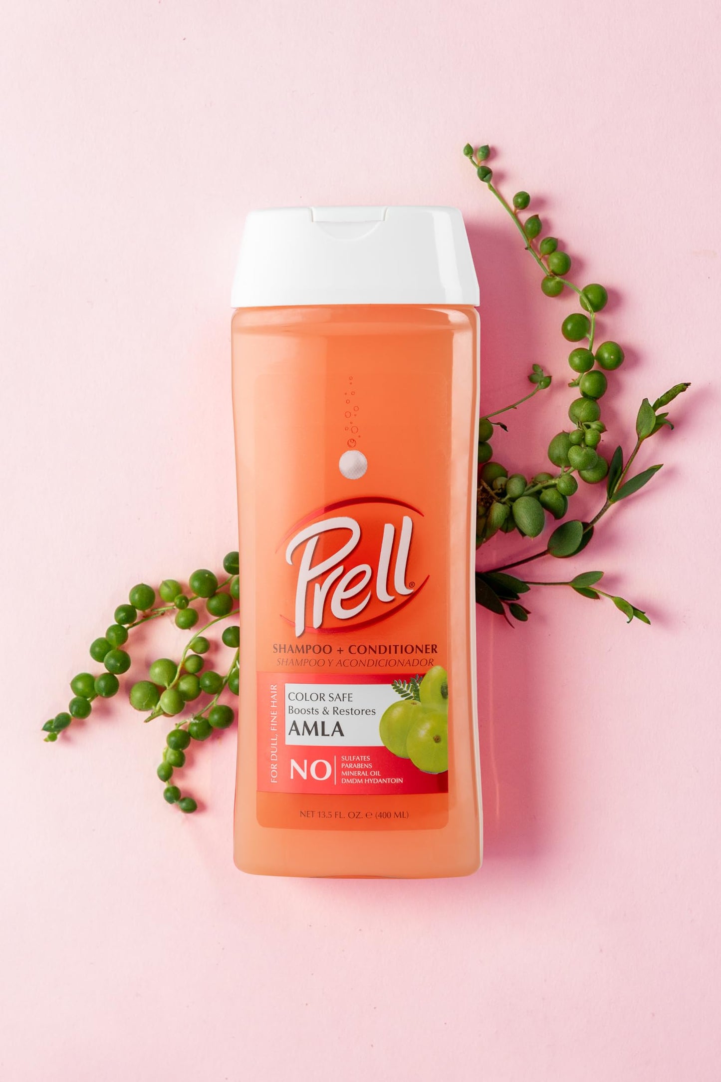 Prell AMLA Boosts & Restores Color Safe Shampoo & Conditioner for Dull, Fine Hair 13.5 fl.oz, 2 Pack Beauty & Personal Care Prell