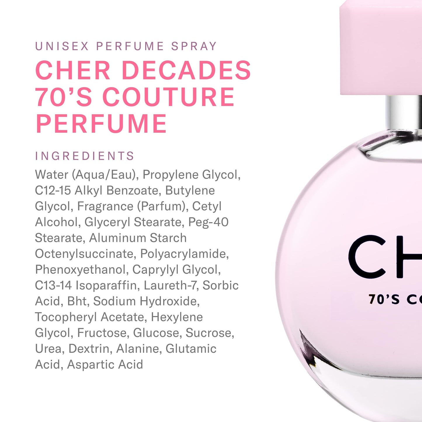 SCENT BEAUTY Cher Decades Couture - Unisex Perfume Spray - Cher Decades 70's - 1 Fl Oz Beauty & Personal Care SCENT BEAUTY