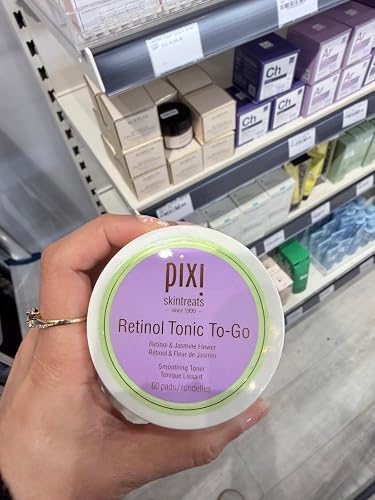 Pixi Vitamin-C Tonic to-Go, Brightening & Toning, Containing Vitamin-C & Probiotics, Boosting Skin Luminosity, Alcohol-Free Daily Balancing Toner Pads Beauty & Personal Care Pixi