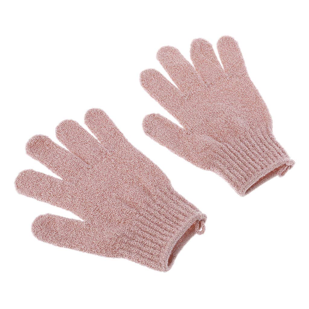 COPLKY 2Pcs Shower Bath Gloves Loofah Body Scrubber Wash Skin Massage Beauty and Personal Care COPLKY