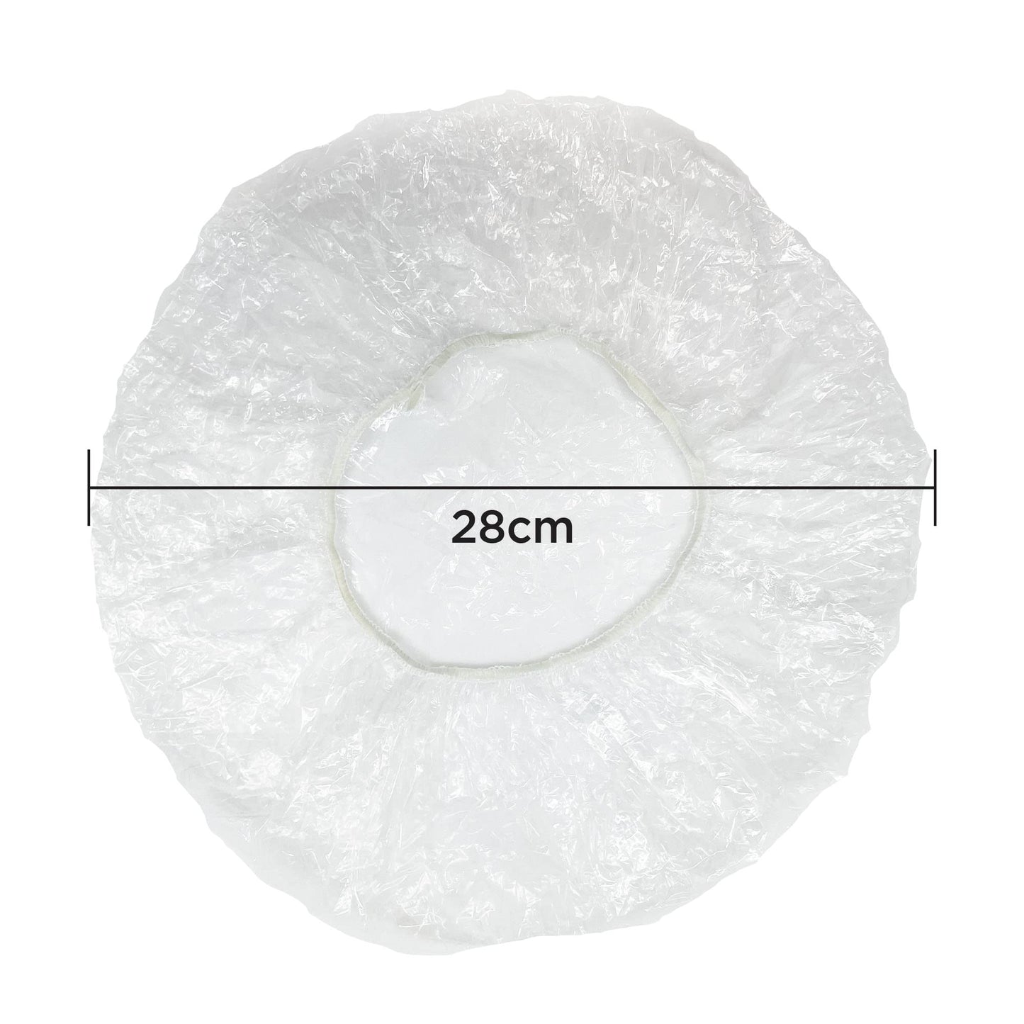 Donna Disposable Plastic Shower Cap 15pcs - Reusable Waterproof Shower Caps for Women - Durable and Comfortable Shower Caps for Bathing, Spa, Travel Beauty and Personal Care DONNA