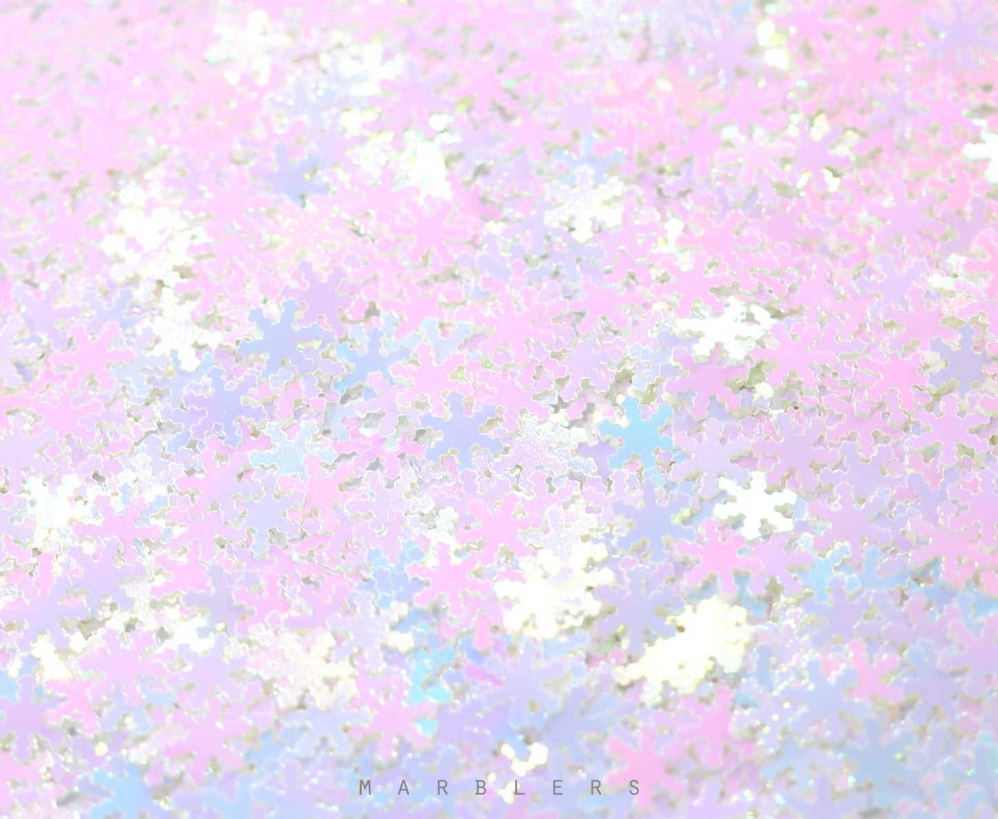 MARBLERS [Snowflake] Shape Glitter for Body & Face 0.11oz (3g) | Flake | Non-Toxic | Vegan | Cruelty-Free | Eyeshadow, Nail Polish, Nail Art | Beauty & Personal Care MARBLERS