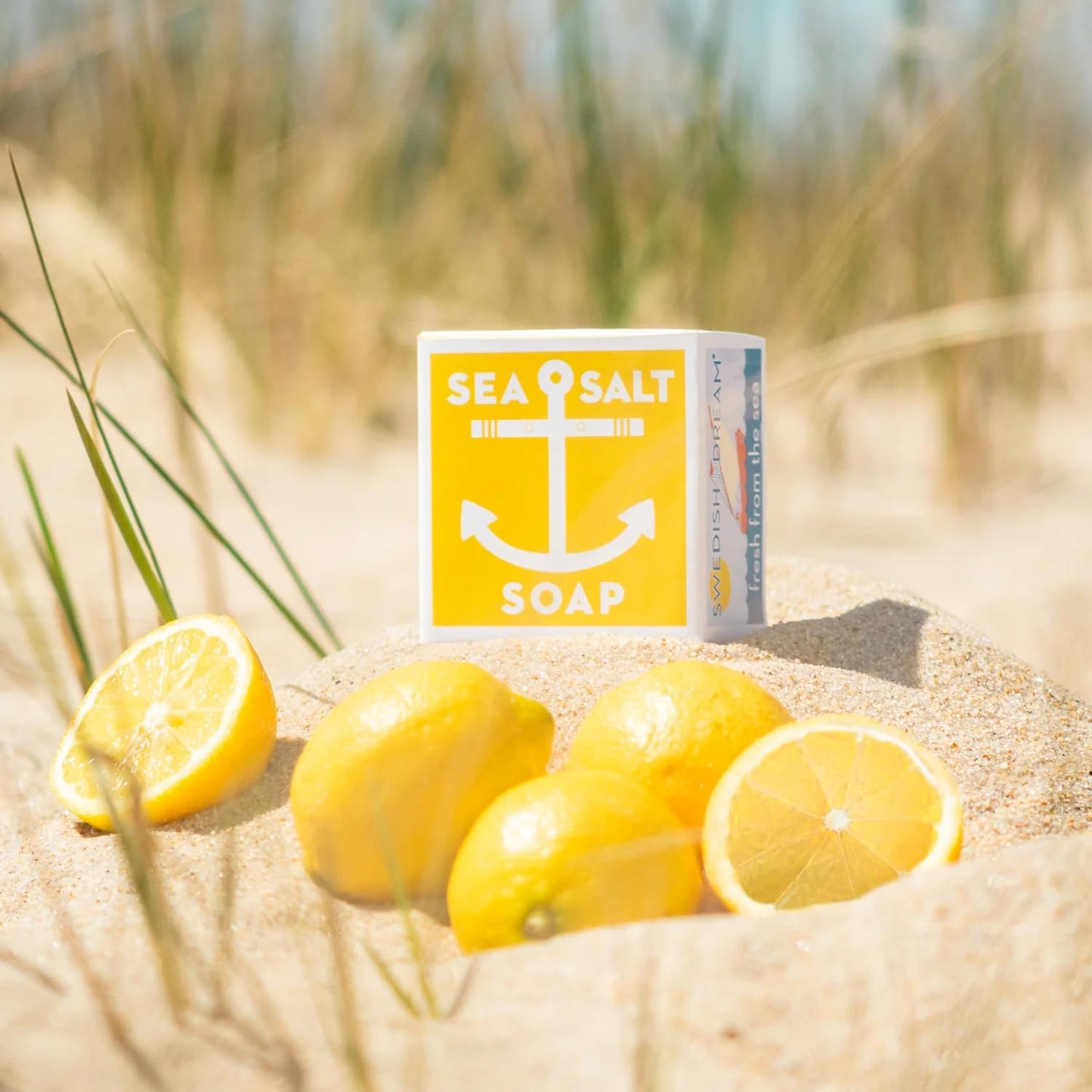 Kalastyle Swedish Dream Sea Salt Summer Lemon Soap | LIMITED EDITION | Vegan, Cruelty Free, Made in USA | 4ounces Beauty & Personal Care Kalastyle