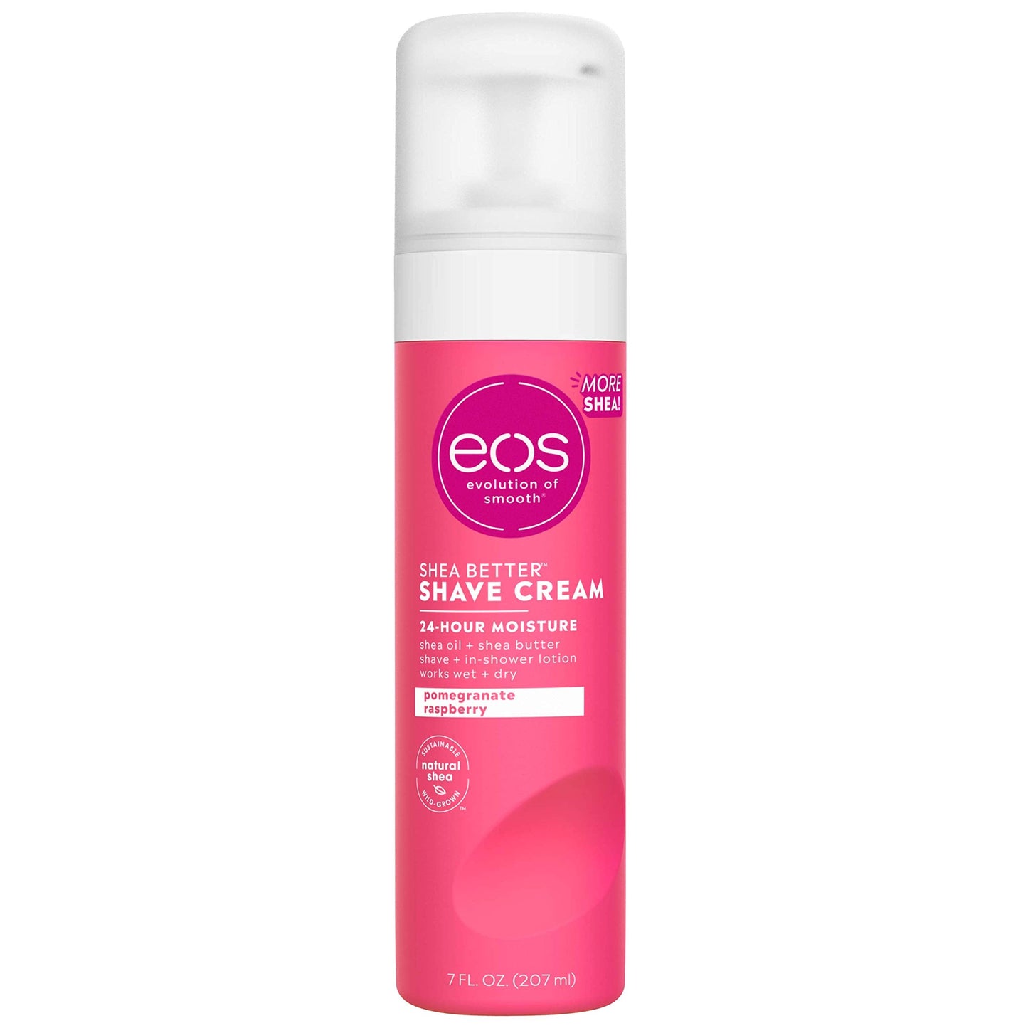 eos Shea Better Shaving Cream for Women - Pomegranate Raspberry - Shave Cream, Skin Care and Lotion with Shea Butter and Aloe - 24 Hour Hydration - 7 Beauty and Personal Care eos
