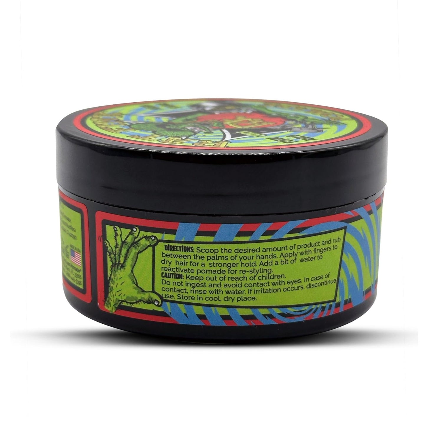 Rat Fink Pomade | Water Based | Strong Hold | High Shine | Enriched with Castor Oil and Coconut Oil | Summer Sea Breeze Scent, 4 oz. Beauty & Personal Care Don Juan