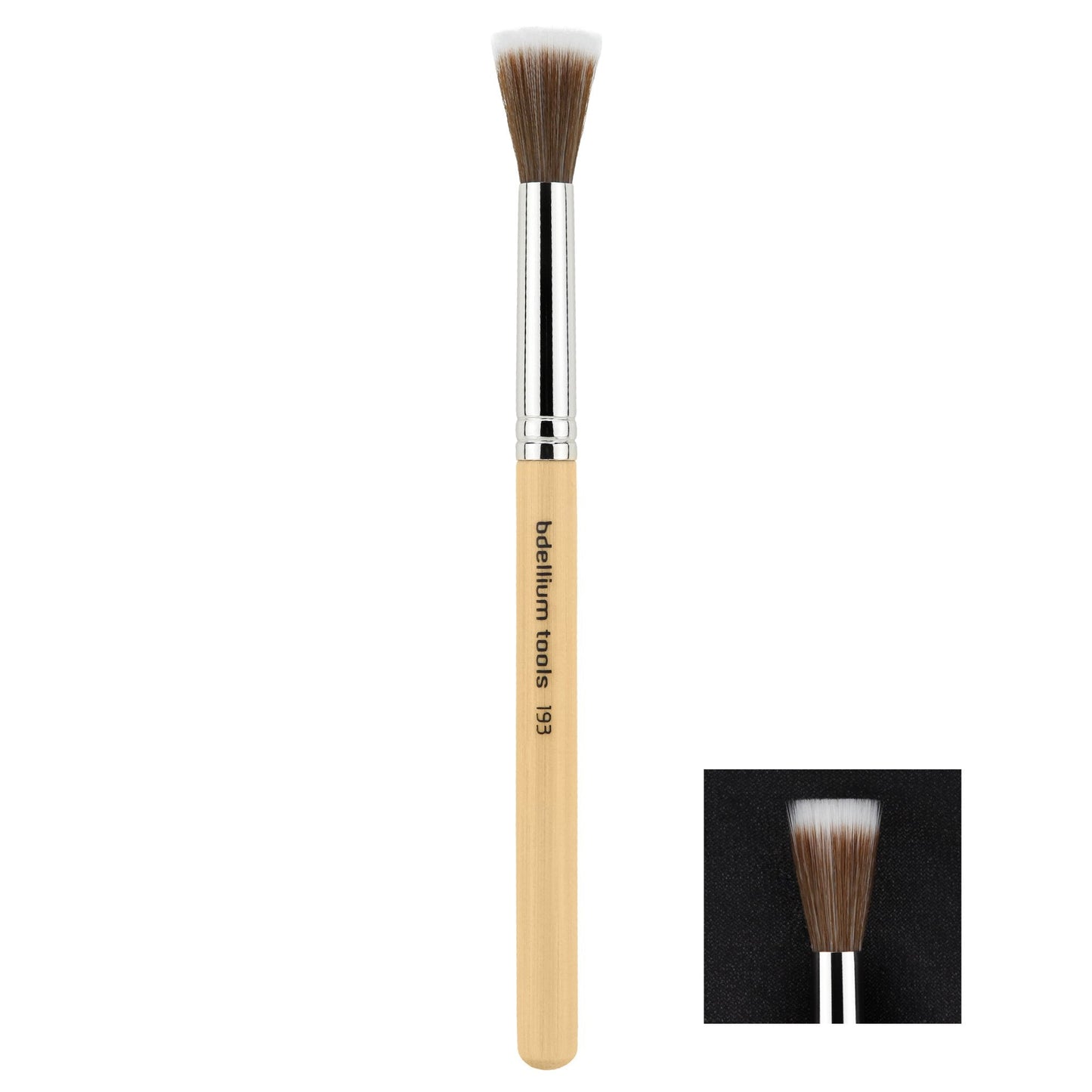 Bdellium Tools Professional Makeup Brush - Special FX Series 193 Small Stippling - With Soft Synthetic Fibers, For Airbrushed Finish (Bamboo, 1pc) Beauty & Personal Care BDELLIUM TOOLS