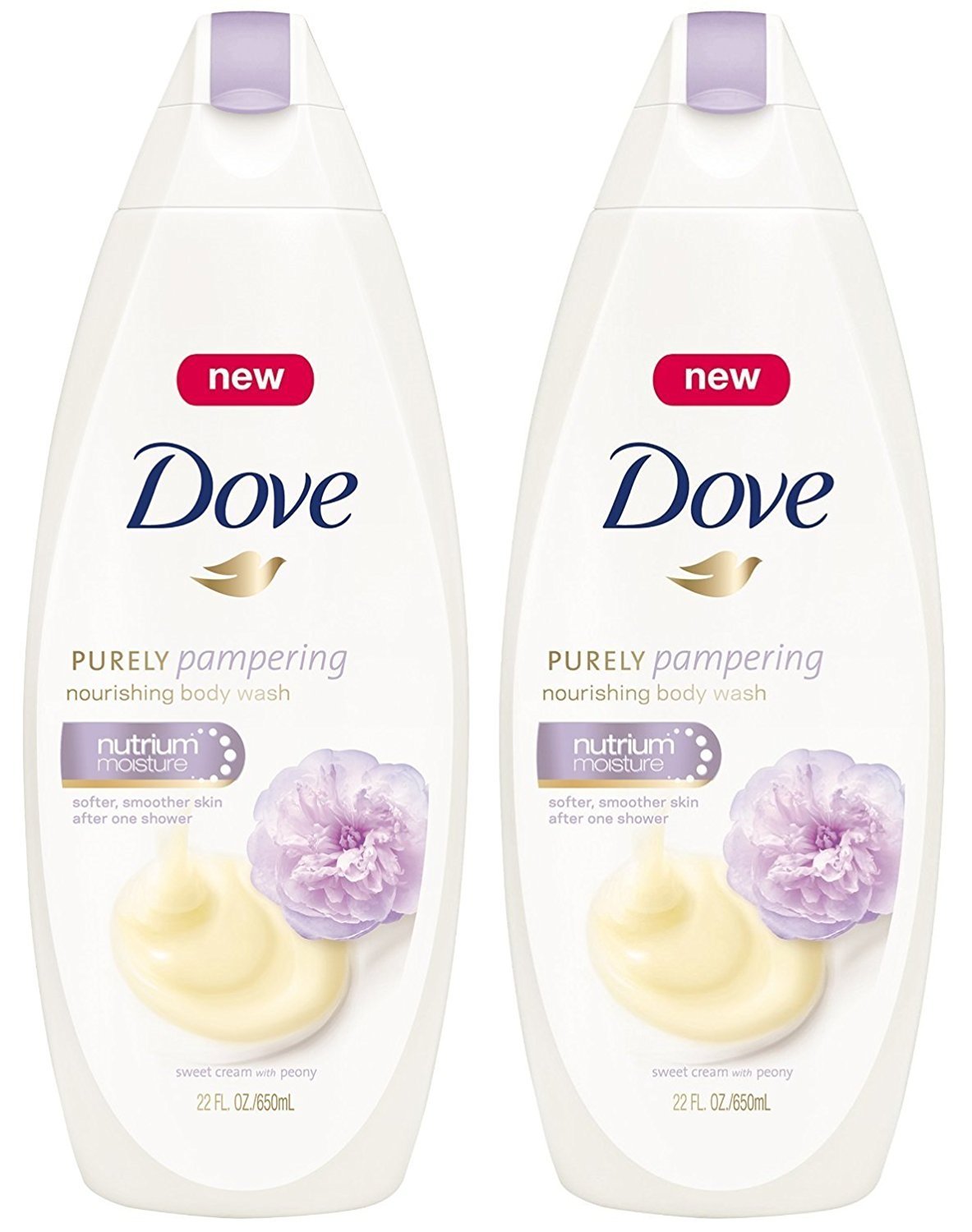 Dove Purely Pampering Nourshing Body Wash, Sweet Cream & Peony 22 oz (Pack of 2) Beauty & Personal Care Dove