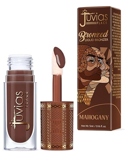 Juvia’s Place Bronzed Liquid Bronzer - Mahogany - Liquid Bronzer for Face with Silky Blendable Texture - Buildable Coverage for Natural Contour Beauty & Personal Care Juvia's Place