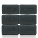 Dr Jacobs Naturals, Triple Milled Loofah Exfoliating Castile Bar Soap (Pack of 6) - Free of Parabens, Sulfates, Synthetics, Gltuen and GMO (Muddy Beauty & Personal Care DR.JACOBS NATURALS