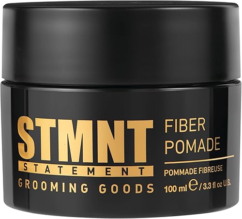 STMNT Grooming Goods Fiber Pomade, 3.38 oz | Semi-Matte Finish | Strong Control | Easy To Wash Out Beauty & Personal Care STMNT