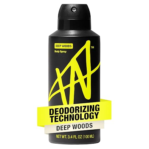 Jake Paul Deep Woods Body Spray for Men By W, Odor Blocking Body Deodorant, Long Lasting Protection, 3.4 fl oz Beauty & Personal Care W