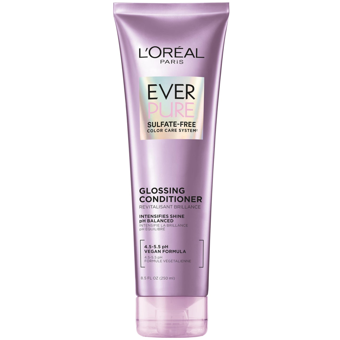 L'Oreal Paris Sulfate Free Glossing Conditioner, Intensifies Hair Shine & Smoothness, pH Balanced & Argan Oil Infused Vegan Hair Care, EverPure, 8.5 Beauty & Personal Care L'Oreal Paris