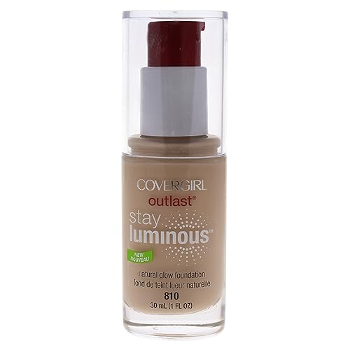 COVERGIRL Outlast Stay Luminous Foundation Classic Ivory 810, 1 oz (packaging may vary) Beauty & Personal Care COVERGIRL