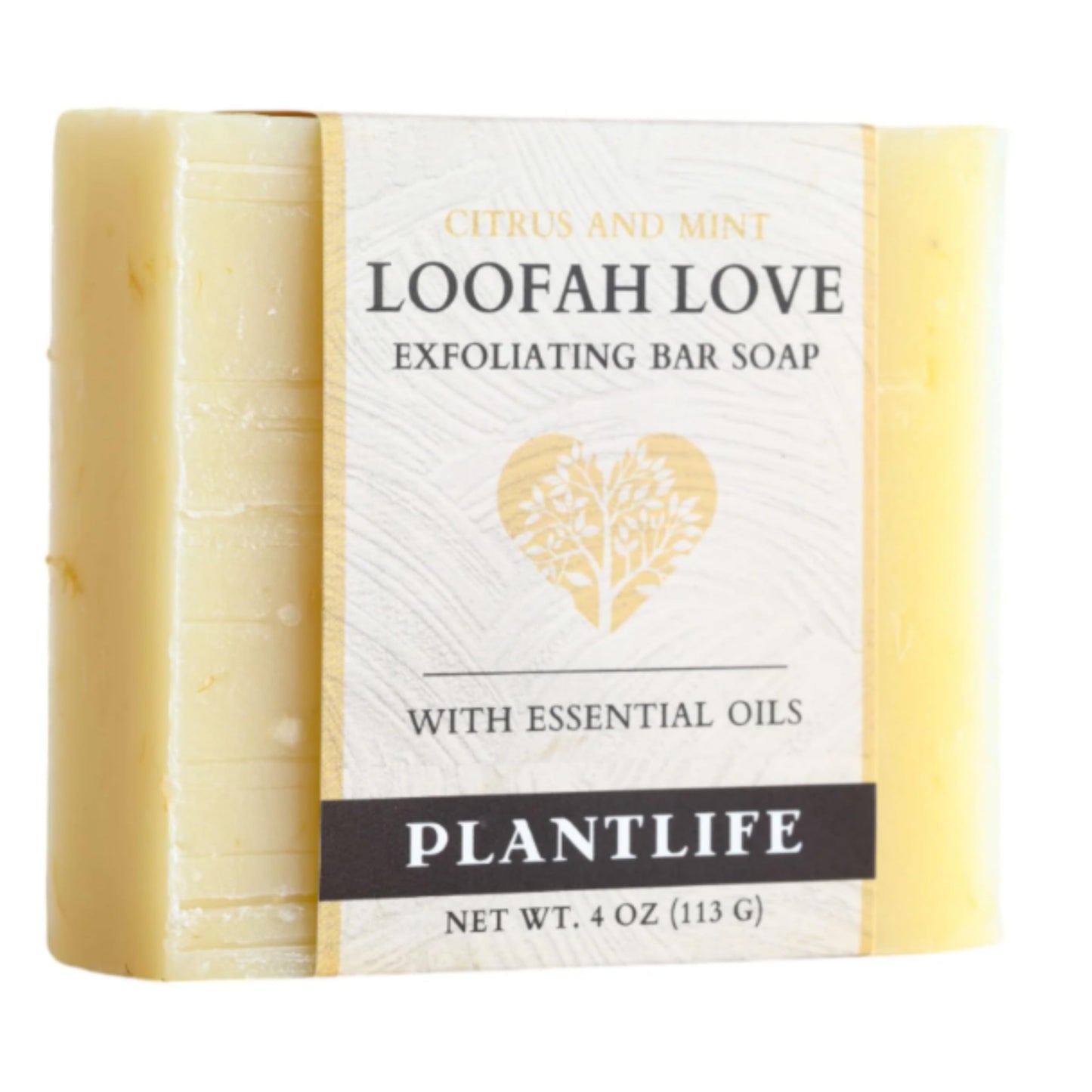 Plantlife Loofah Love Bar Soap - Moisturizing and Soothing Soap for Your Skin - Hand Crafted Using Plant-Based Ingredients - Made in California 4 oz Beauty & Personal Care Plantlife