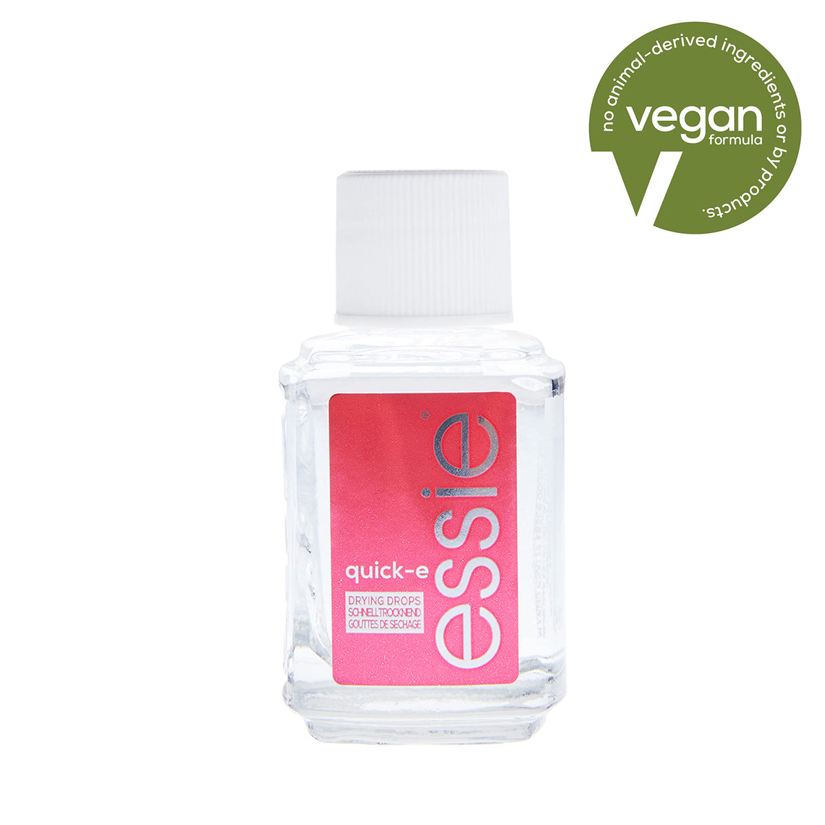 essie Nail Care, 8-Free Vegan, Quick-E Drops, fast-drying drops, nail polish finisher, 0.46 fl oz Beauty & Personal Care essie