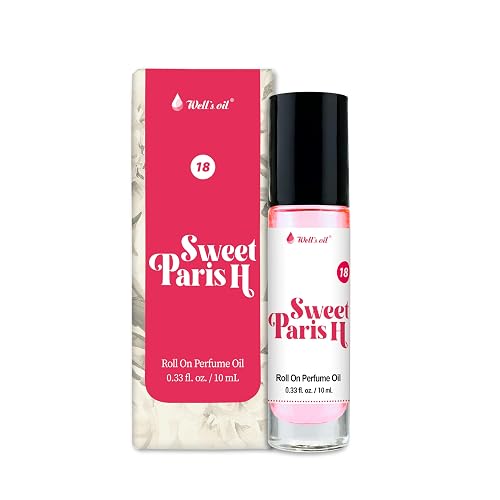 Well's Oil Roll-On Perfume Oil (Sweet Paris H) | Oil-Based Fragrance | Long-Lasting Wear | Paraben-Free | 0.33 fl oz / 10 ml Beauty & Personal Care Well's Oil