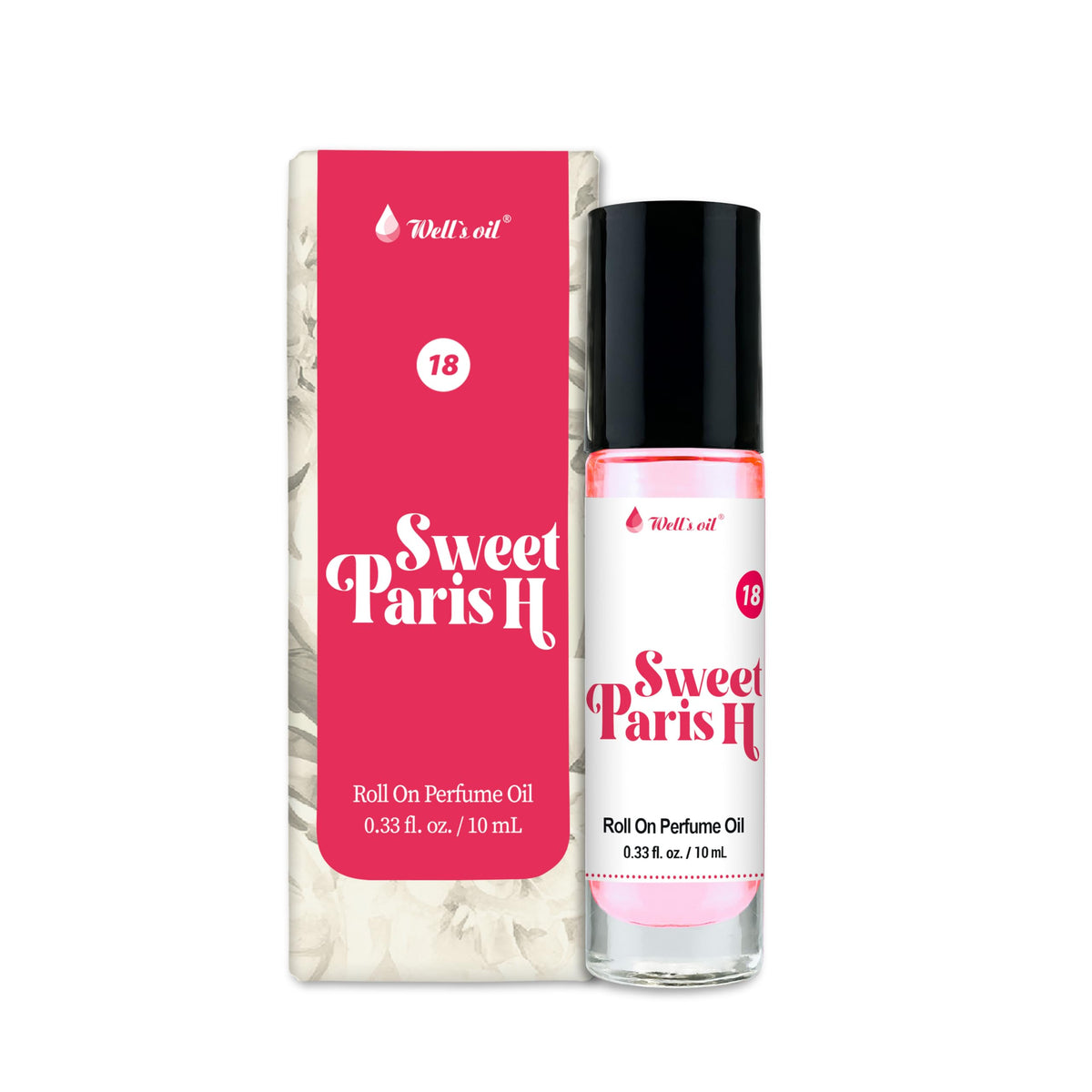 Well's Oil Roll-On Perfume Oil (Sweet Paris H) | Oil-Based Fragrance | Long-Lasting Wear | Paraben-Free | 0.33 fl oz / 10 ml Beauty & Personal Care Well's Oil
