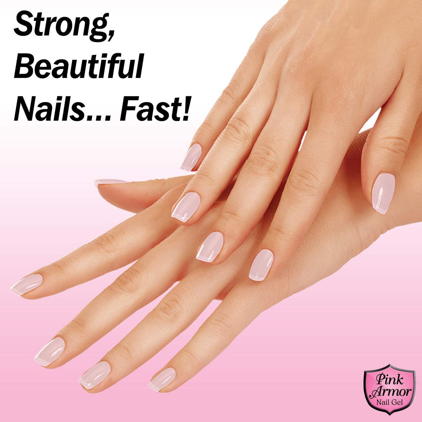 Ontel Armor Nail Gel, Pink, 0.45 Fl Oz, As Seen on TV Beauty & Personal Care Ontel