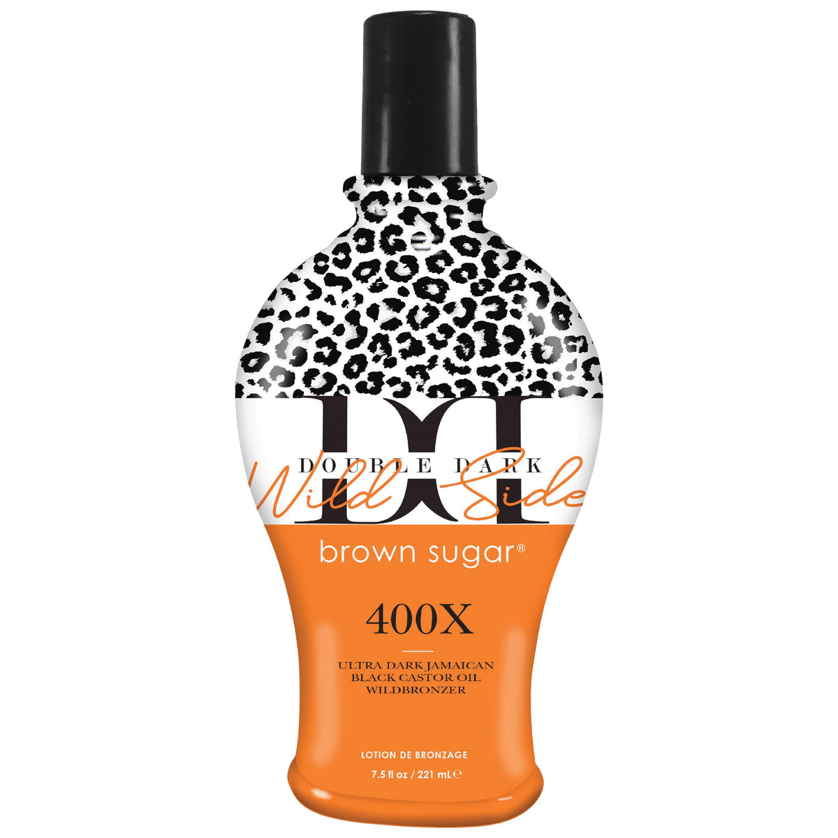 Brown Sugar Double Dark Wild Side 400X Tanning Lotion, 7.5 Fl Oz