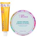 Good Molecules Under Eye Cream and Eye Patches for Dark Circles, Puffiness and Tired Eyes - Yerba Mate Eye Gel (15ml) and Caffeine Hydrogel Eye Beauty & Personal Care Good Molecules