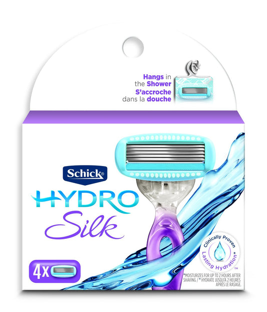Schick Hydro Silk for Women Refill Blades, 4 Count Beauty and Personal Care Schick Hydro Silk