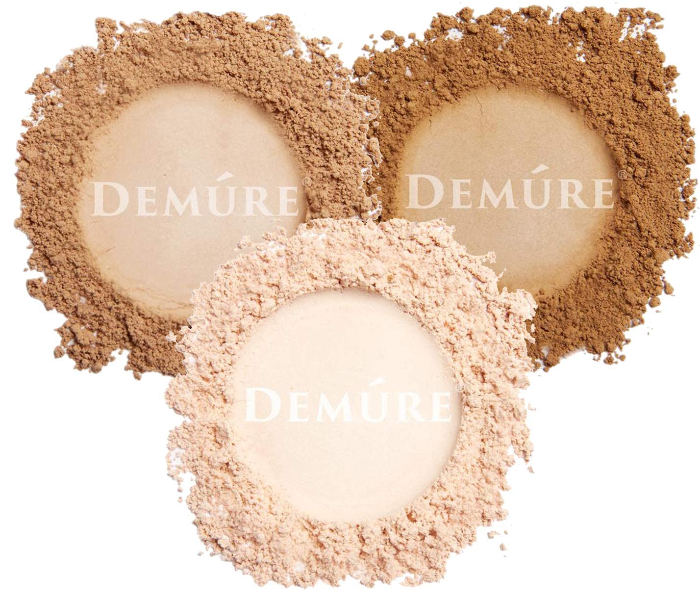 Demure Mineral Makeup, Finishing Powder (Tan), Loose Powder, Face Powder, Setting Powder, Professional Quality Beauty & Personal Care DEMÚRE