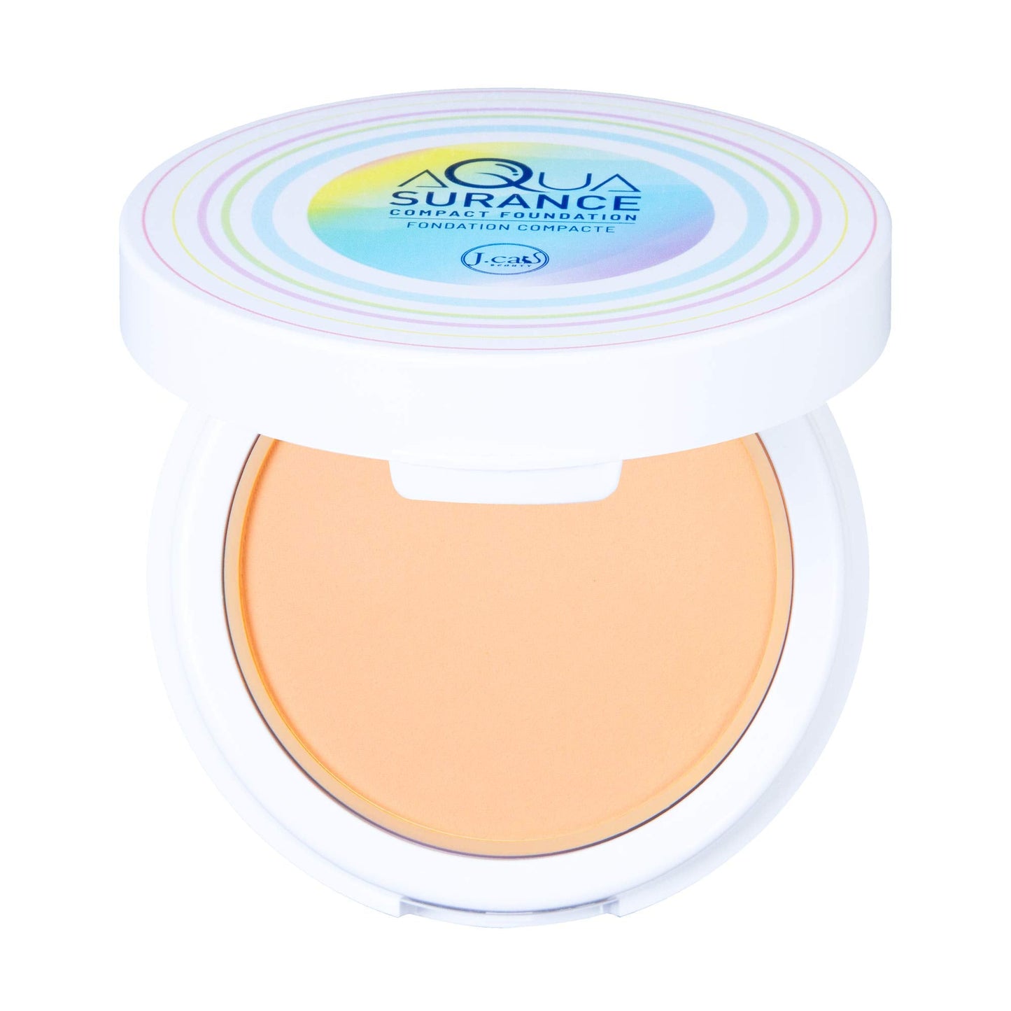 J.Cat Beauty Aquasurance Compact Foundation, Water-Infused Full Coverage Powder Foundation, Helps Minimize Pores for Natural Flawless Complexion Beauty & Personal Care J.CAT BEAUTY