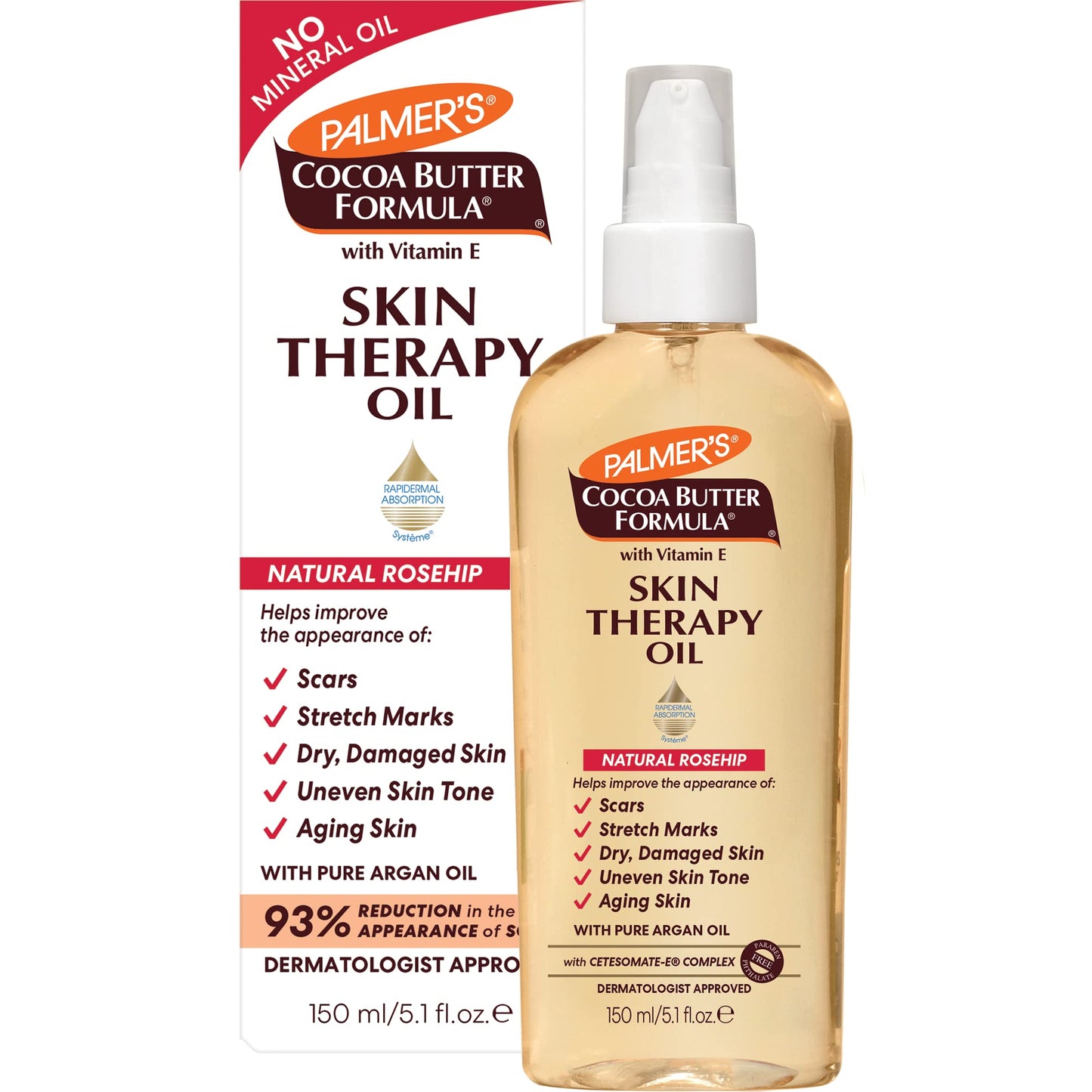 Palmer's Cocoa Butter Formula Skin Therapy Moisturizing Body Oil with Vitamin E, Rosehip Fragrance, 5.1 Ounces Beauty & Personal Care Palmer's