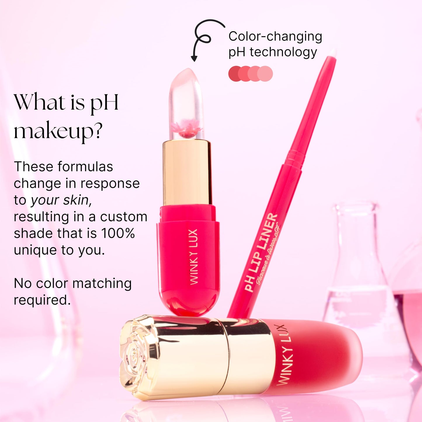 Winky Lux pH Blurring Lip Liner, Color Changing, Natural Lip Pencil for Softly Diffused plump lips, with Hyaluronic Acid, Jojoba Oil & Vitamin E Beauty & Personal Care Winky Lux