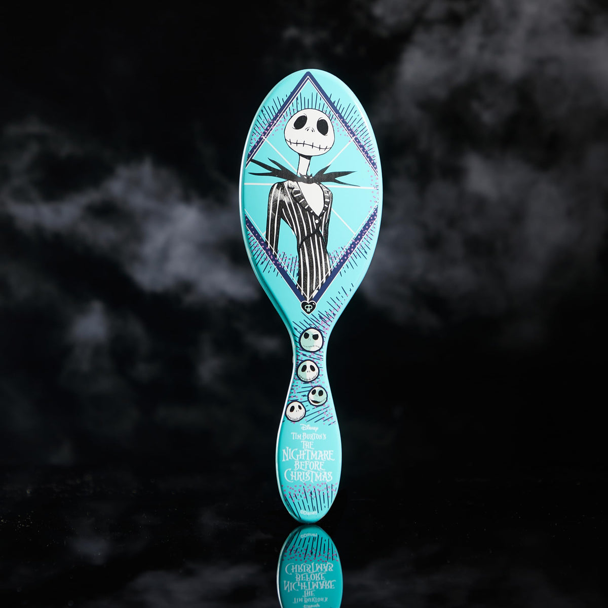 Wet Brush Detangle & Style Duo Kit, Jack Skellington (Nightmare Before Christmas) - IntelliFlex Bristles - Detangling Brush Glides Through Tangles For