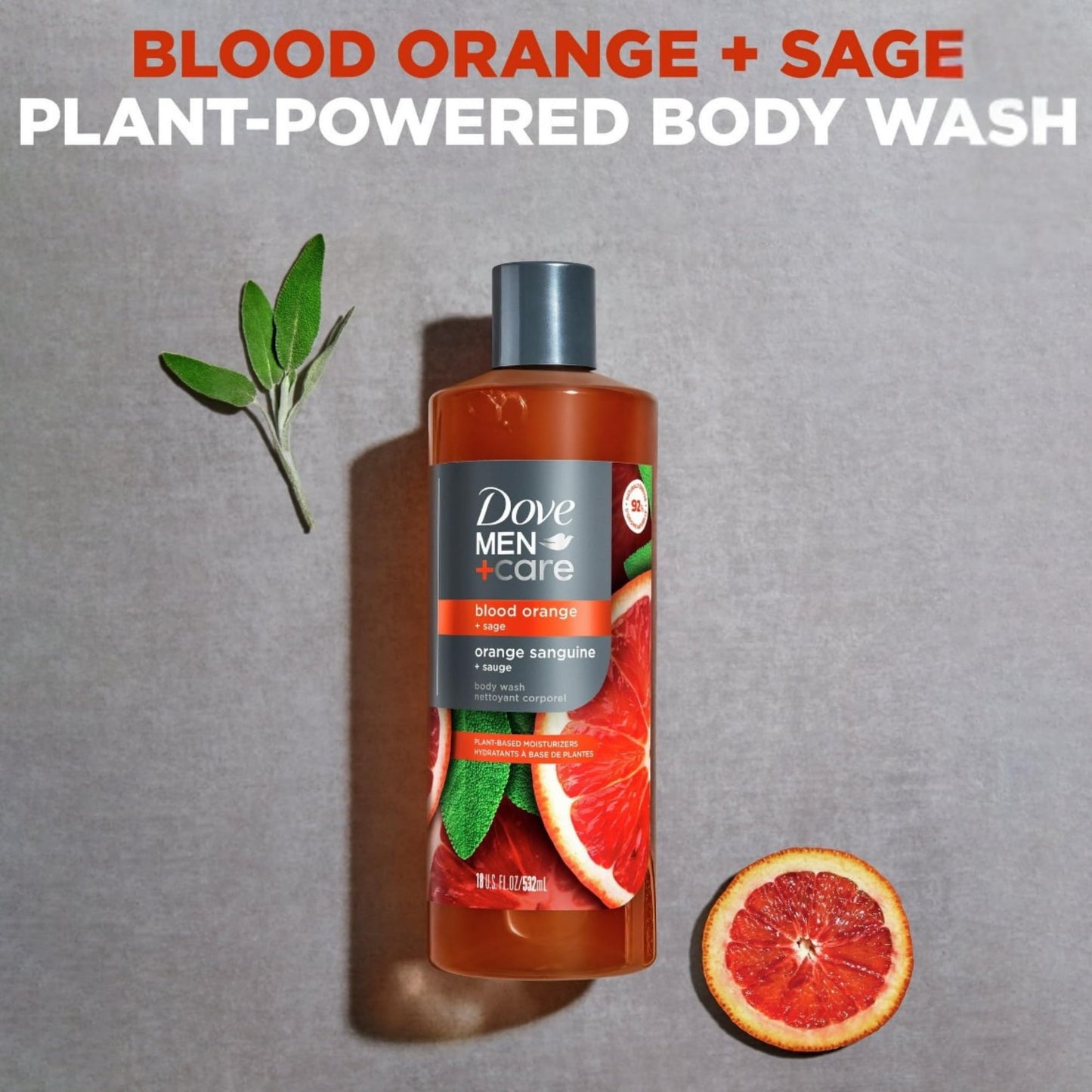 Dove Men + Care Body Wash for Men | Liquid Body Wash to Uplift and Restore (Blood Orange + Sage) Beauty & Personal Care Dove