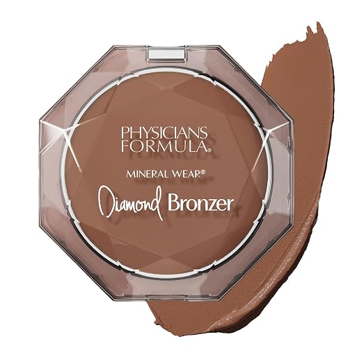 Physicians Formula Mineral Wear®Diamond Bronzer - Creamy Powder-Serum Hybrid, Weightless & Dewy Finish, Minimizes Appearance of Pores & Fine Lines Beauty & Personal Care Physicians Formula