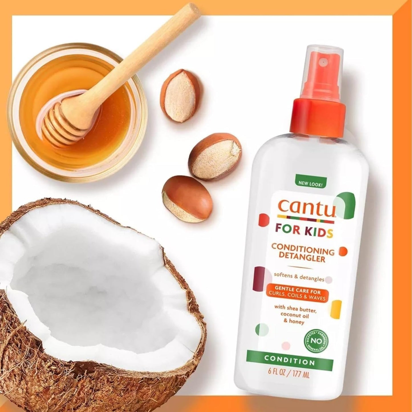 Cantu Care for Kids Conditioning Detangler, 6 Fluid Ounce Beauty & Personal Care Cantu