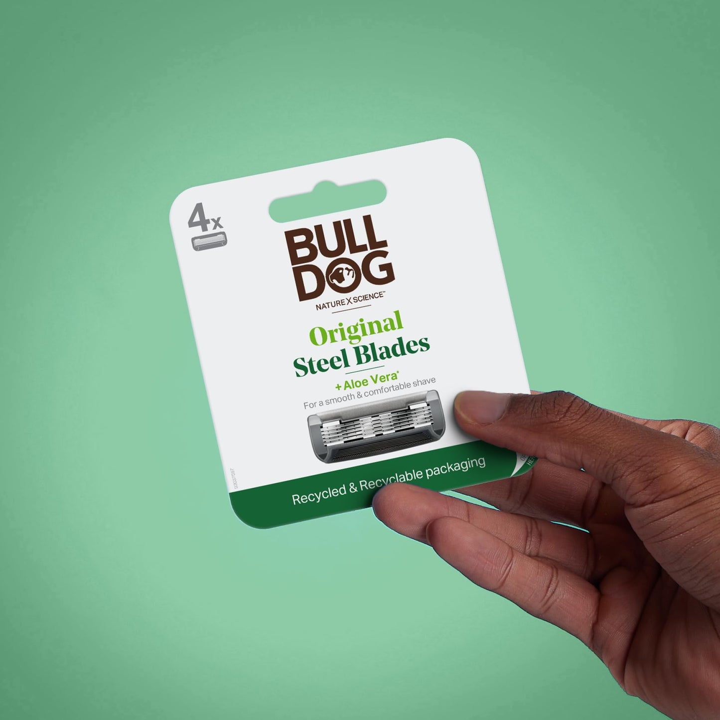 Bulldog Mens Skincare and Grooming Original Razor Blades Refills for Men, 8 Count Beauty and Personal Care Bulldog Skincare for Men