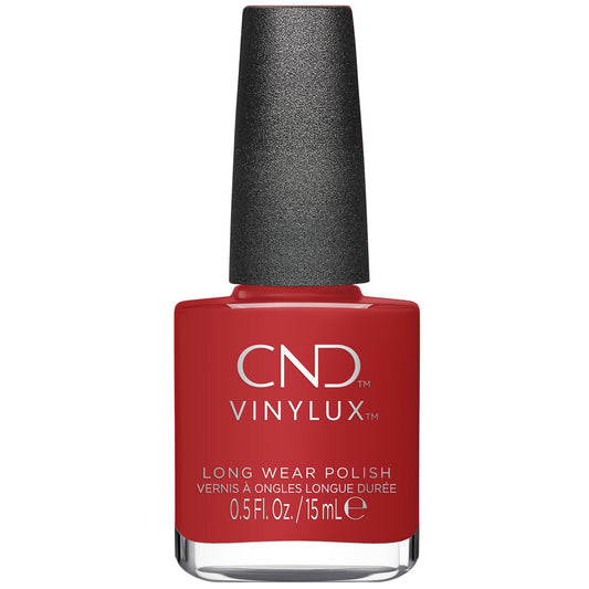 CND Vinylux Longwear Red Nail Polish, Gel-like Shine & Chip Resistant Color, Soft Flame, 0.5 fl. oz Beauty & Personal Care CND