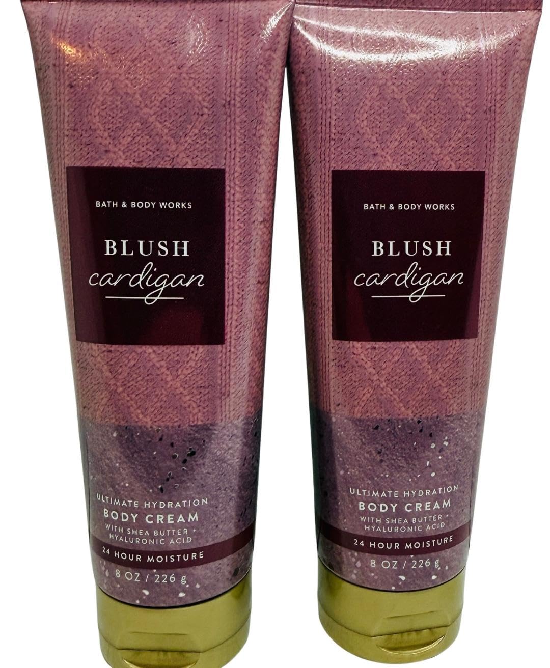 Bath & Body Works Women's Blush Cardigan Ultimate Hydration Body Cream 8 Ounces Pack of 2 Beauty & Personal Care Bath & Body Works