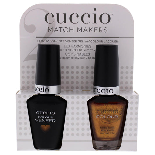 Cuccio Matchmaker Colour Nail Lacquer & Veneer Gel Polish, 2 pc
