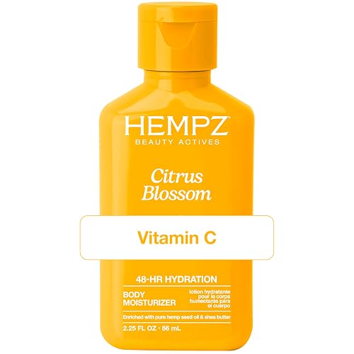 Hempz Body Lotion - Citrus Blossom Limited Edition Mini Daily Moisturizing Cream, Shea Butter, Aloe, Body Moisturizer - Skin Care Products, All Beauty & Personal Care Hempz