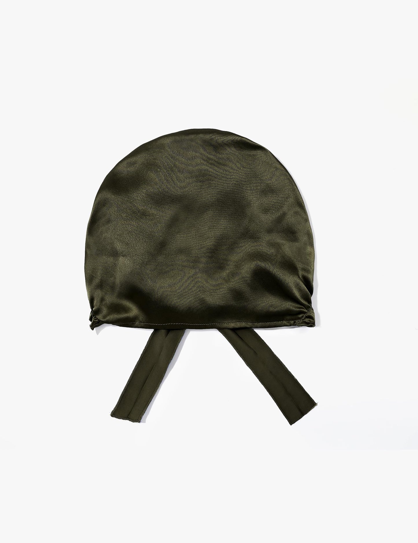 LilySilk Silk Bonnet for Sleeping Womens Sleep Cap 100% 19MM Mulberry Silk for Long Curly Hair Adjustable Stretchy Olive Green Beauty and Personal Care LilySilk