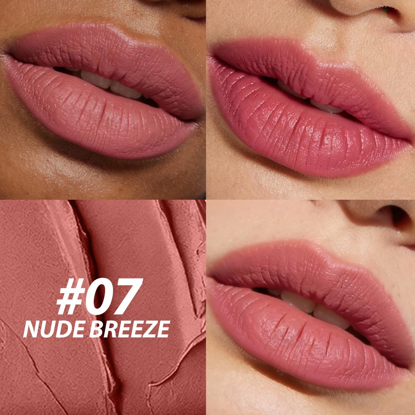 Jolilab 2Pcs Velvet Matte Lipstick Set, Nude to Dark Shades, Long-Lasting, Beauty and Personal Care Jolilab