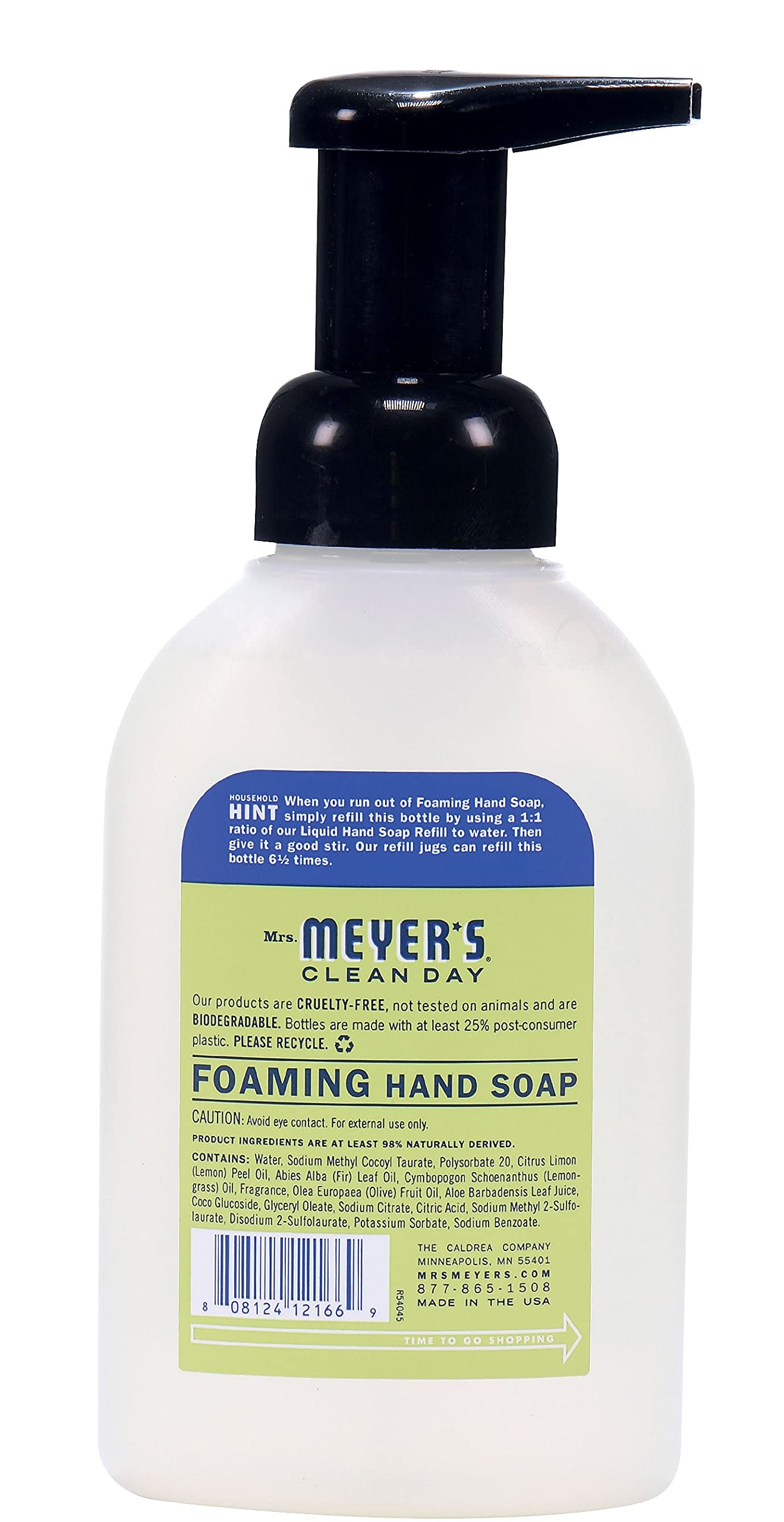 Mrs. Meyer's Clean Day 10 Oz. Lemon Verbena Foaming Hand Soap Beauty & Personal Care Mrs. MEYER'S