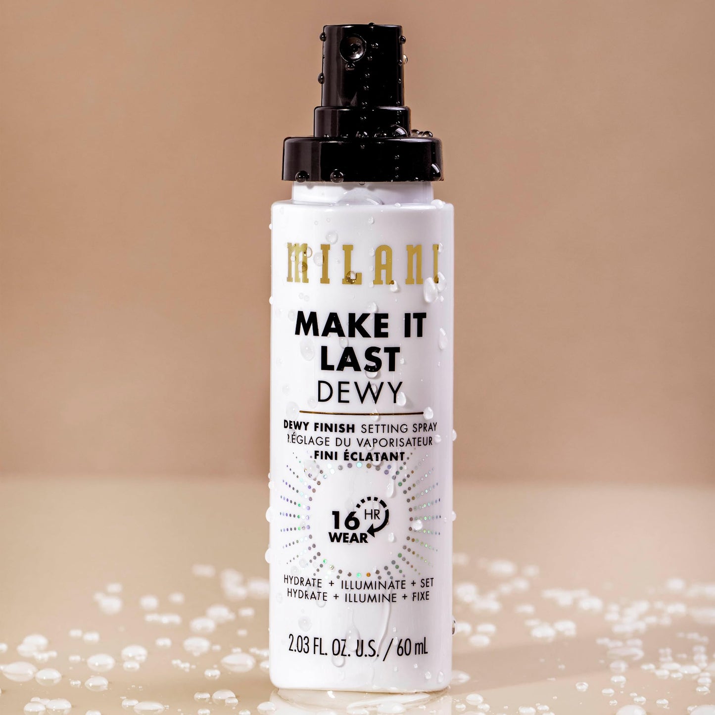 Milani Setting Spray + Primer, Make It Last Dewy - Dewy Finish Moisturizing Formula for Glow on the Go, Setting Spray for Makeup and Face Primer Beauty & Personal Care Milani