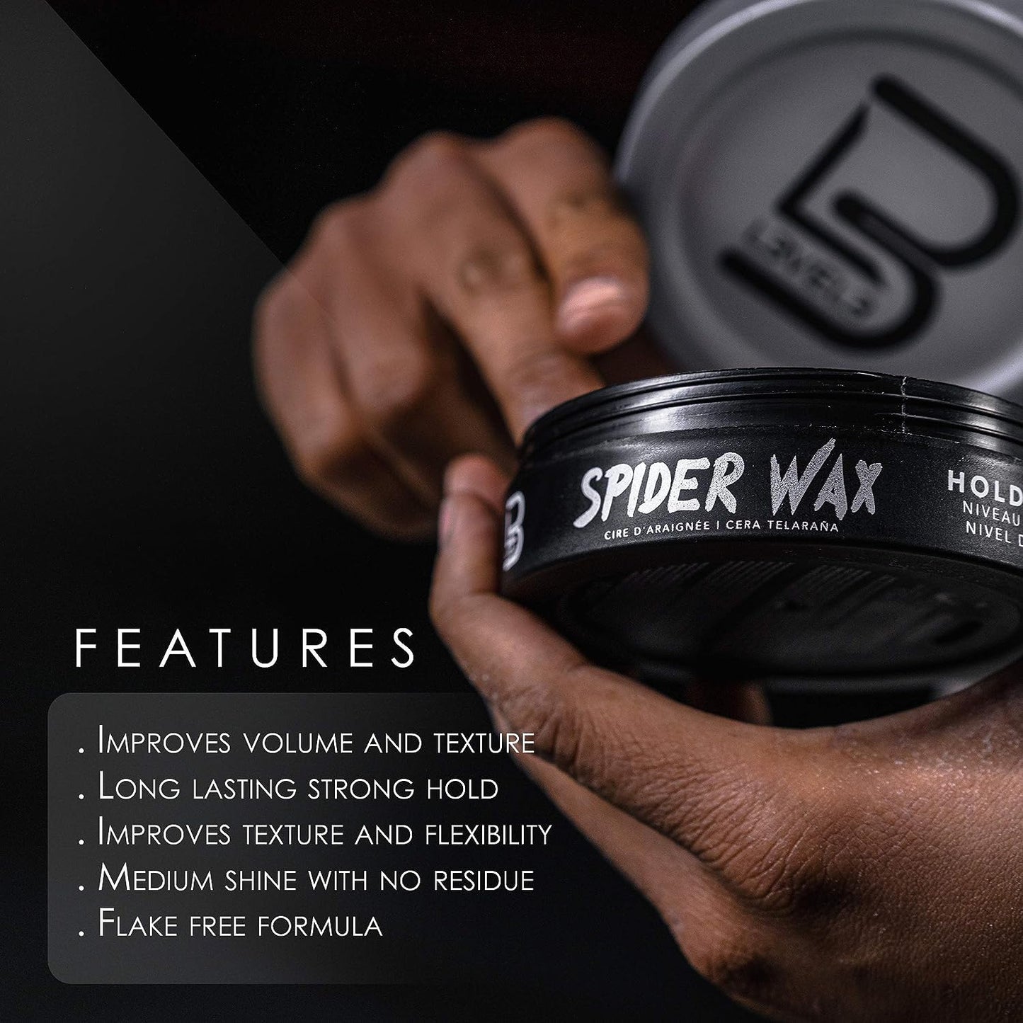 L3 Level 3 Spider Wax - Long Lasting and Strong Hold Improve your Hair Volume and Texture Beauty & Personal Care L3