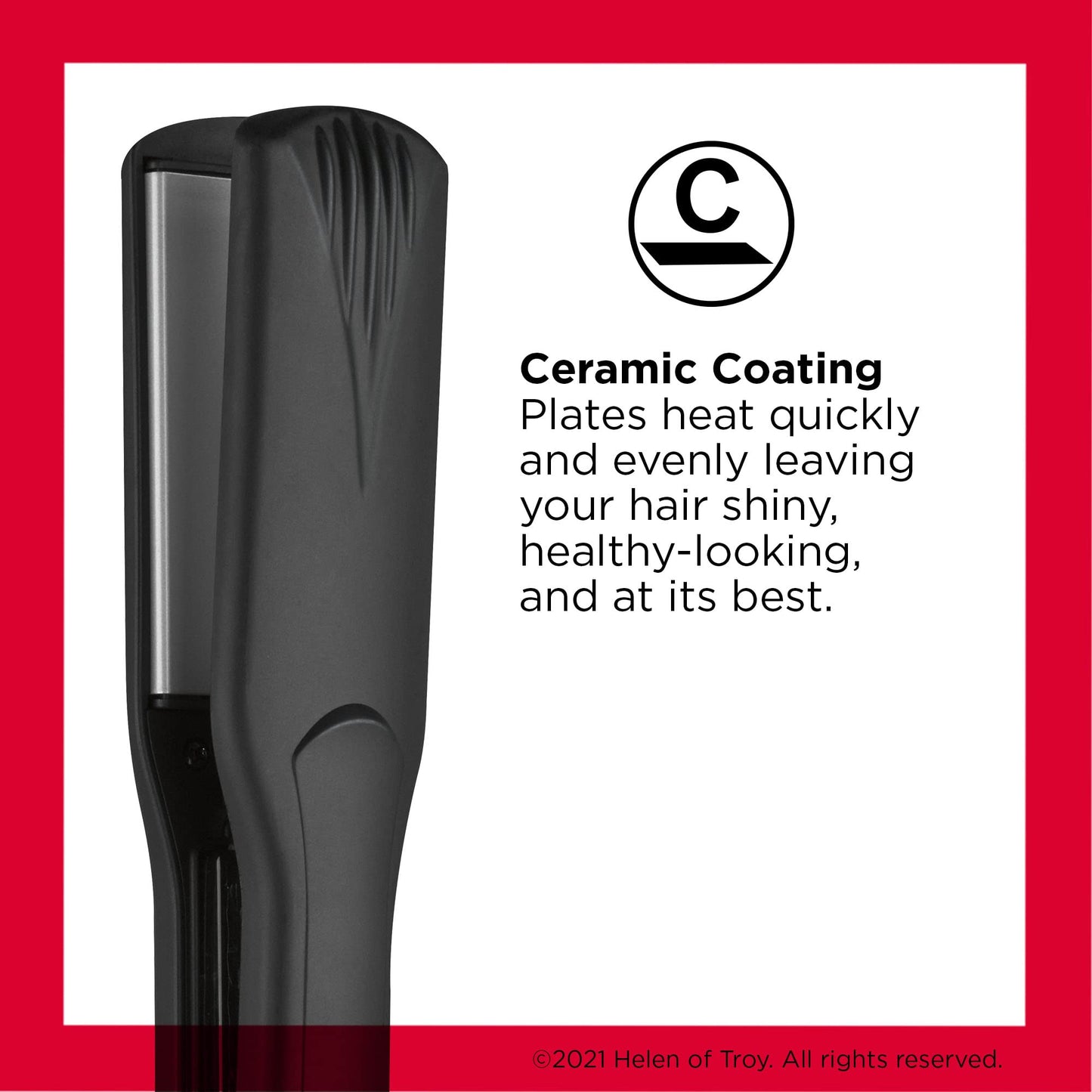 Revlon Smooth and Straight Ceramic Flat Iron | Fast Results, Smooth Styles,1.5 Inch (Pack of 1) Beauty & Personal Care REVLON