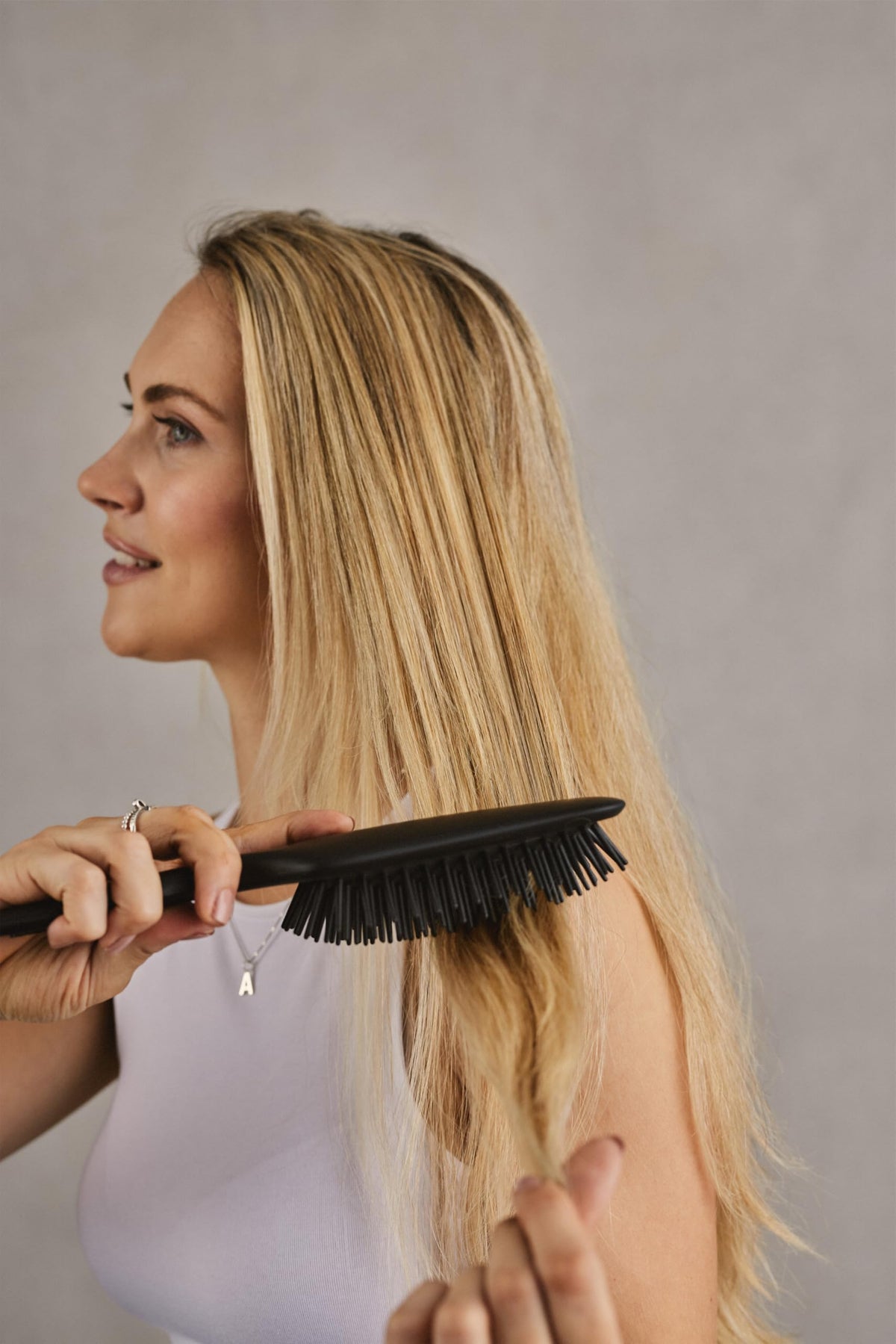 Kent AH6G Airhedz Cushion Paddle Brush - Scalp Massager and Detangler Brush - The Hair Brush for Thick Hair - Scalp Massager and Growth Stimulator -
