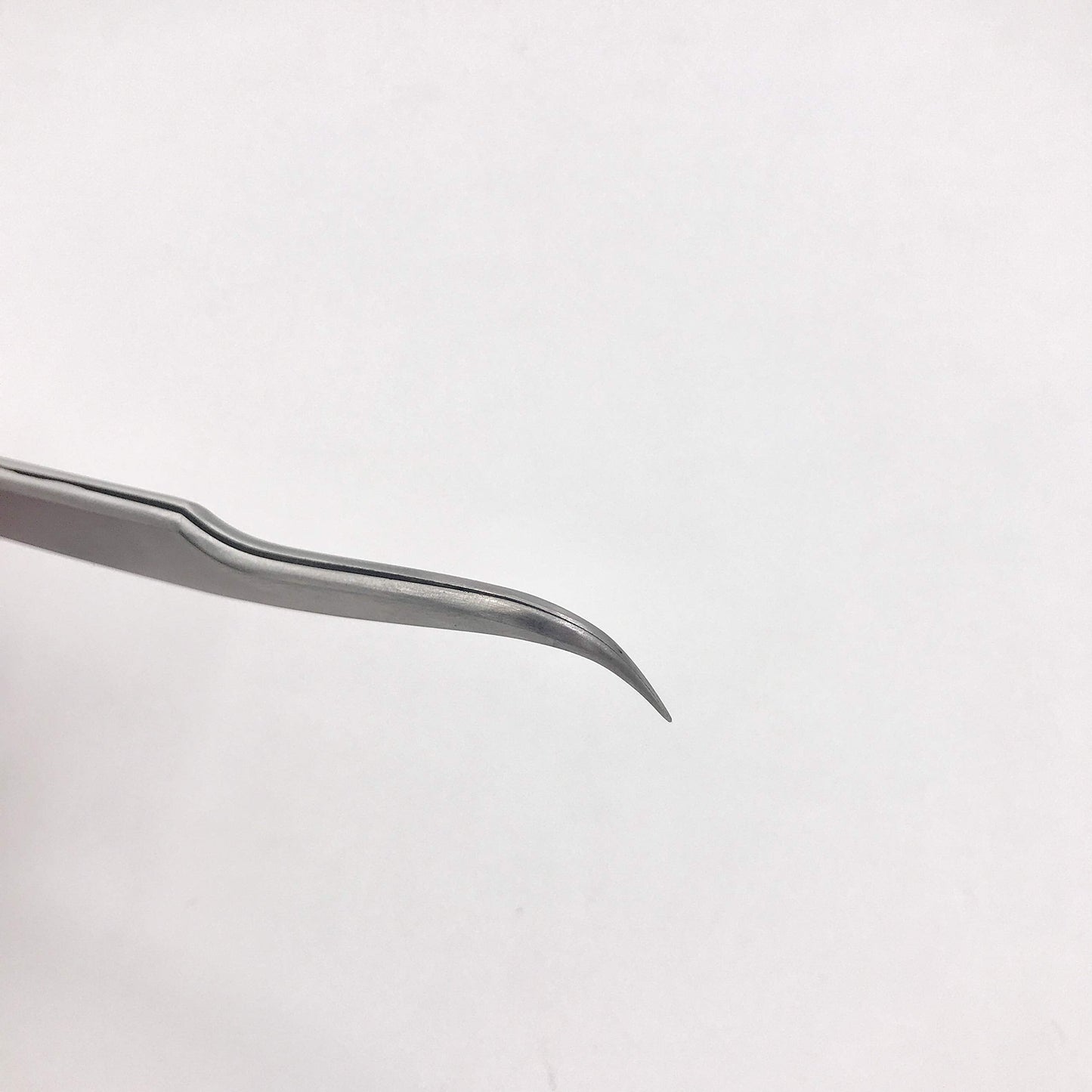 Tool Alement Canadian Stainless Steel 12cm Semi Curve Eyelash Tweezers M-PK14-8004 Beauty & Personal Care Tool Alement