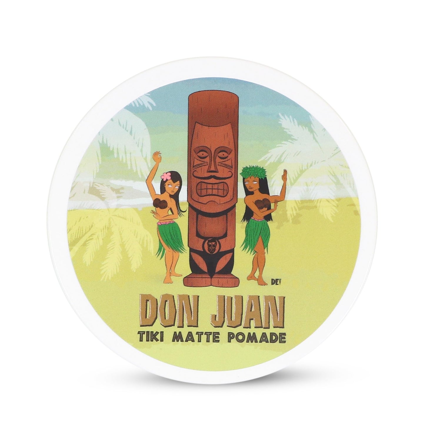 Don Juan Tiki Matte Pomade | Water Based | High Hold | Matte Finish | Natural Plant Extracts and Ocean Minerals | Mai Tai Tropical Scent, 4oz Pack Beauty & Personal Care Don Juan