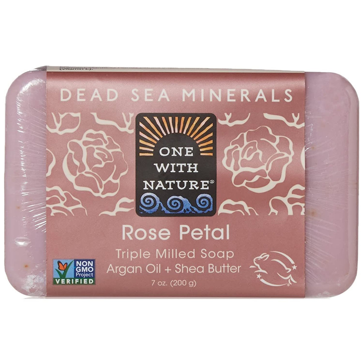 One With Nature Soap Bar Rose Petal Beauty & Personal Care One With Nature